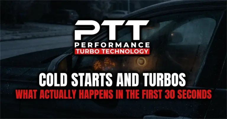 Cold starts and turbos cold engine
