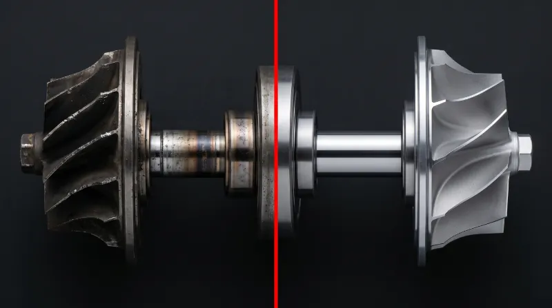 Comparison of the turbo renovated