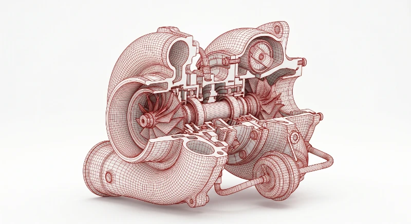 Muchboost hybrid turbocharger cad design plugplay vnt upgrade engineering overview
